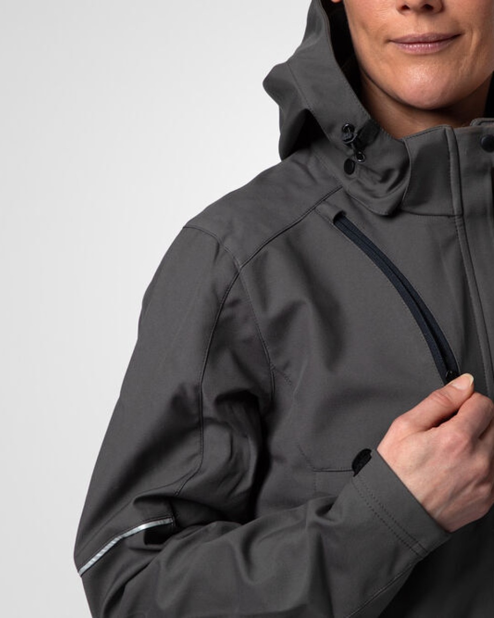 Softshells personnalisable PROJOB 3412 SOFTSHELL PRIO FEMME A CAPUCHE