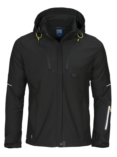 PROJOB 3412 SOFTSHELL PRIO FEMME A CAPUCHE /api/colors/b9fdad4a-5e94-45cb-8c03-c08b349b28c3 personnalisable