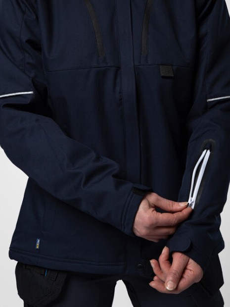 Softshells à personnaliser PROJOB 3412 SOFTSHELL PRIO FEMME A CAPUCHE 