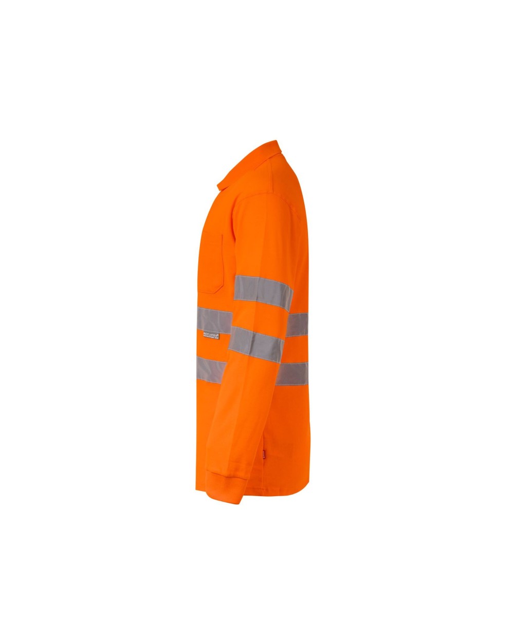 VELILLA HIGH VISIBILITY LS COTTON POLO SHIRT Poloshirts personalisierbar