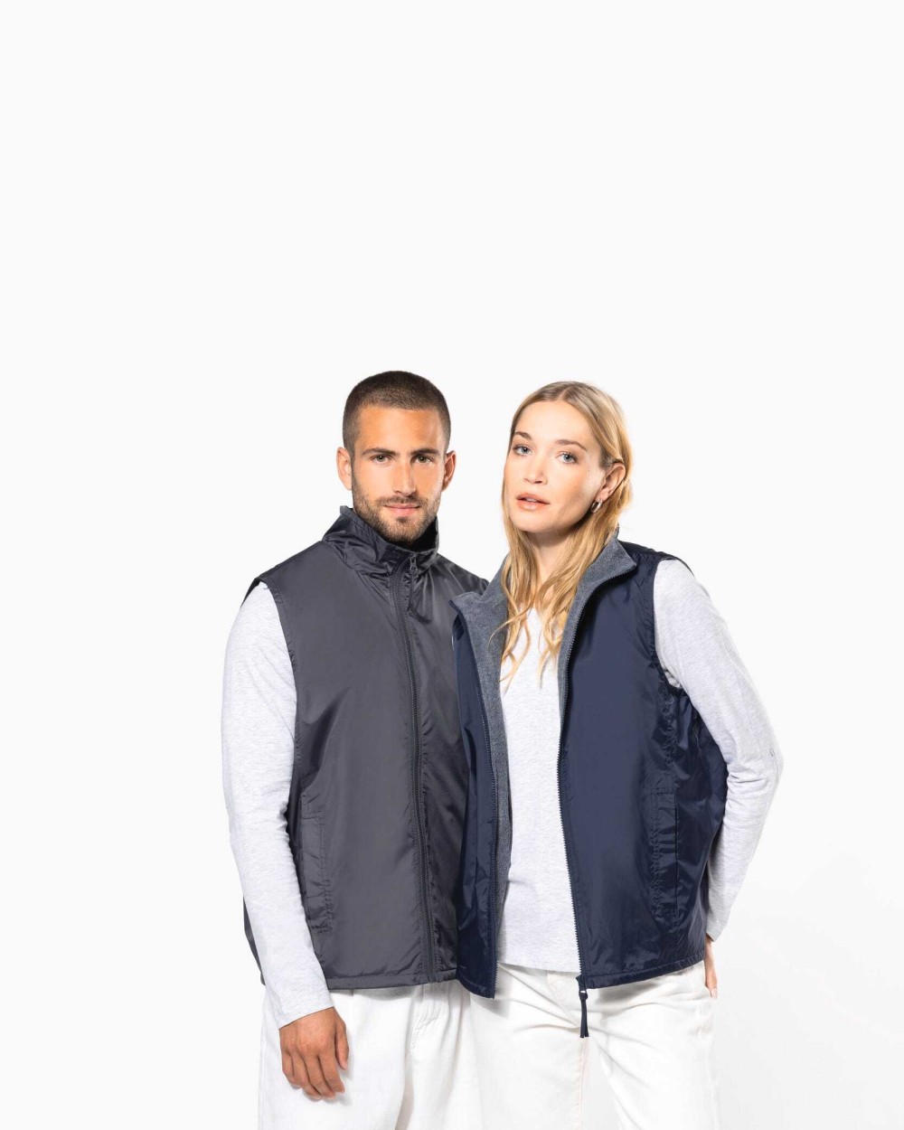 Vestes personnalisable KARIBAN Bodywarmer doublé polaire unisexe