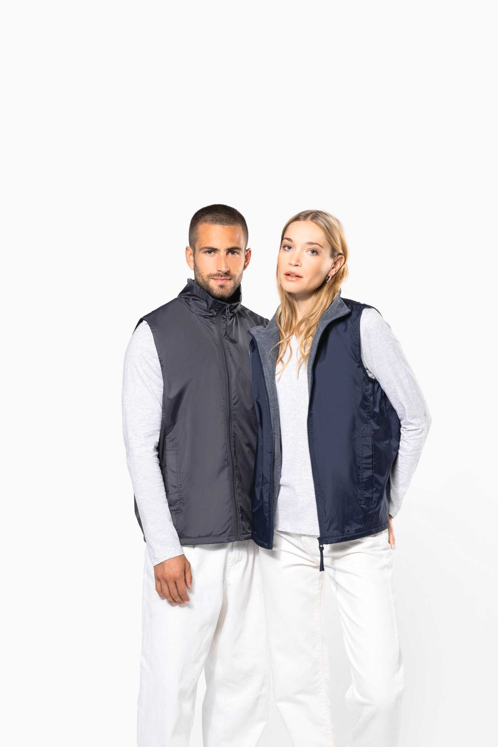 Vestes personnalisable KARIBAN Bodywarmer doublé polaire unisexe