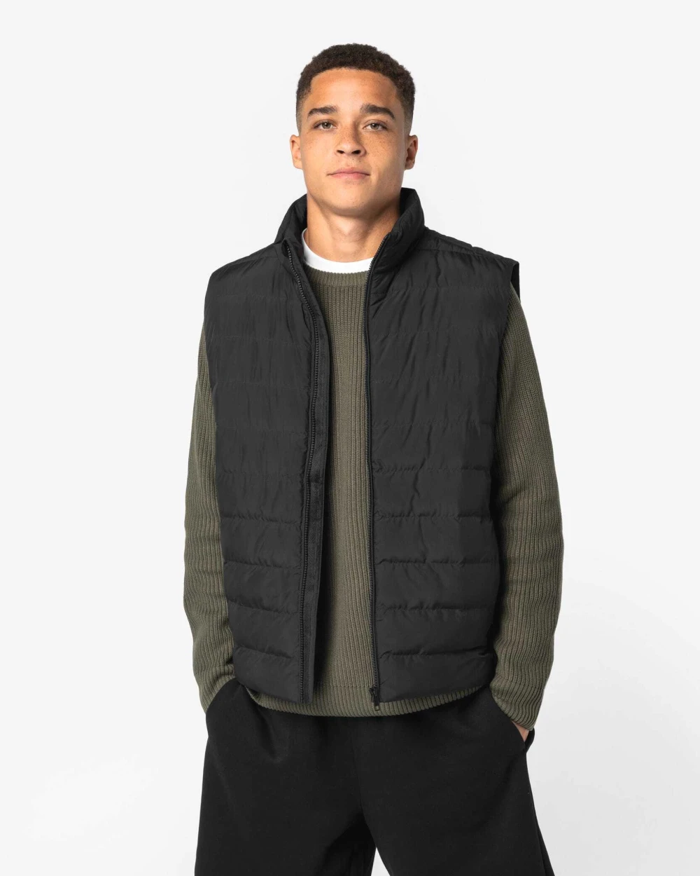 Vestes personnalisable NATIVE SPIRIT Bodywarmer écoresponsable matelassé homme