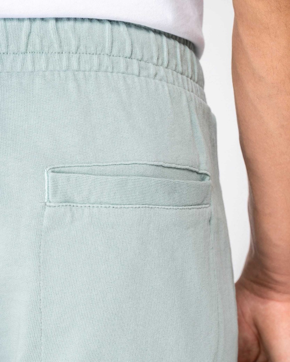 Bermuda's & Shorts NATIVE SPIRIT Ecologische herenshort French Terry voor bedrukking &amp; borduring