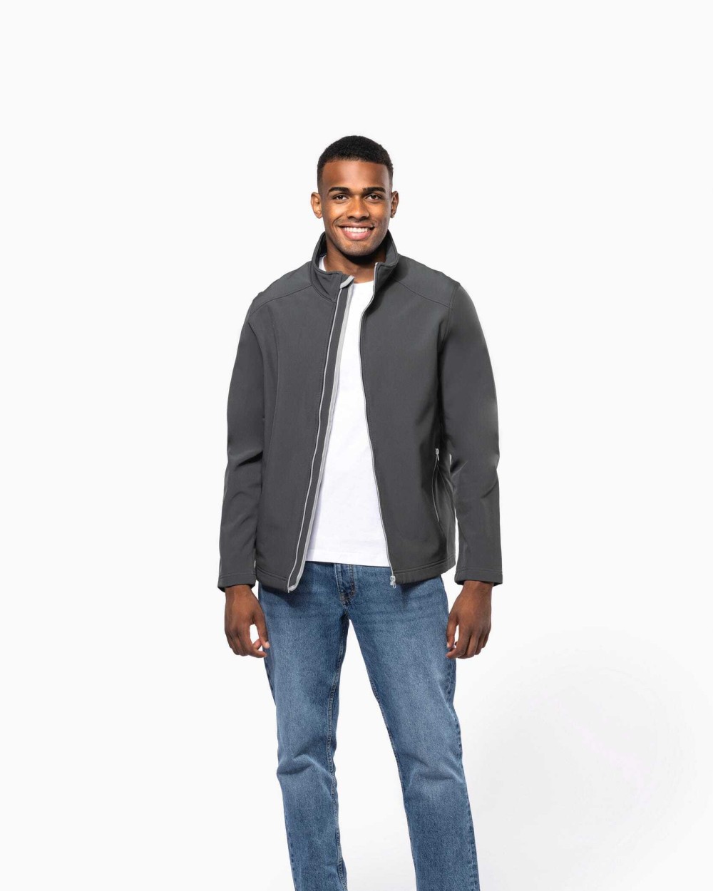 KARIBAN 2-lagige Softshell-Jacke für Herren Softshells personalisierbar