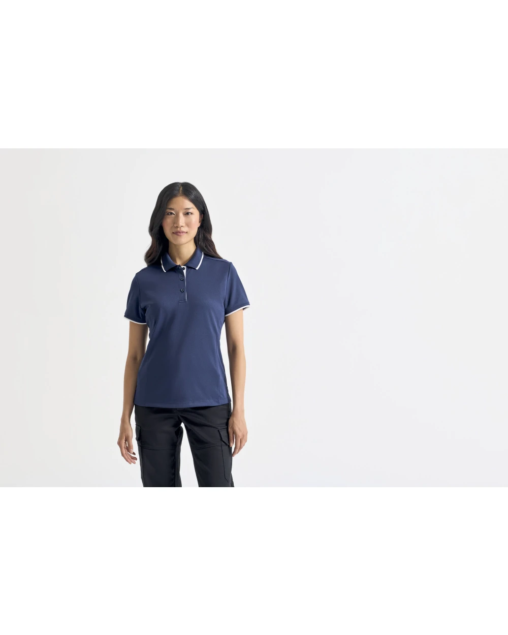 Polos personnalisable PREMIER Ladies Contrast Coolchecker Polo