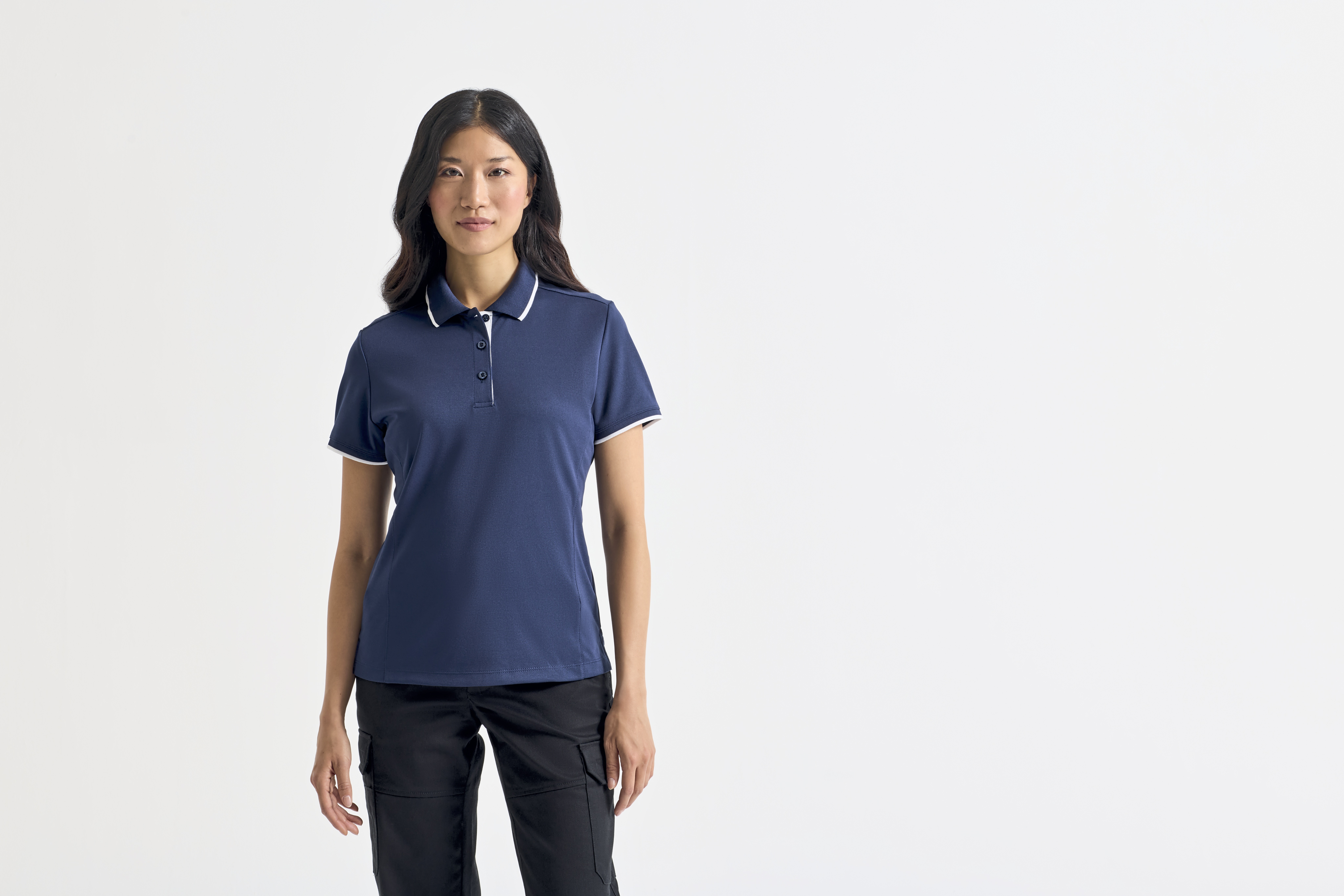 Polos personnalisable PREMIER Ladies Contrast Coolchecker Polo