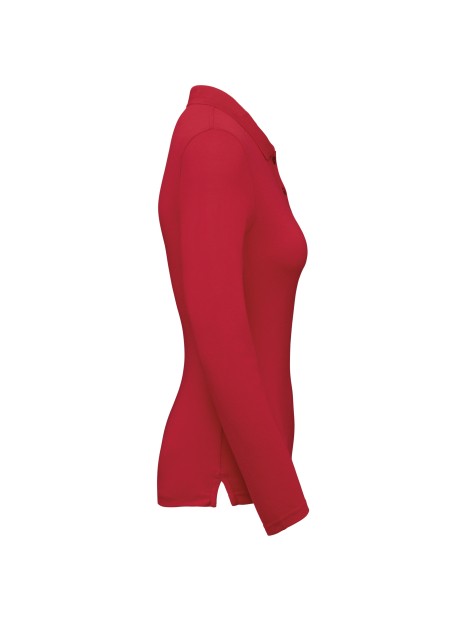 WK. DESIGNED TO WORK Polo manches longues femme /api/colors/c953313a-9c9d-493b-934e-ddcf8fada2ae personnalisable