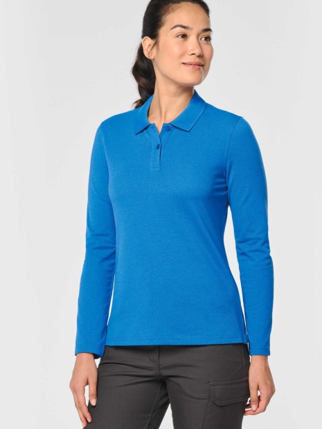 Polos à personnaliser WK. DESIGNED TO WORK Polo manches longues femme 