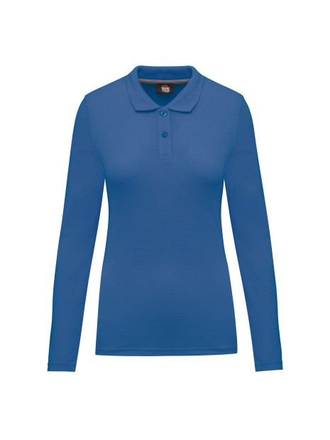 WK. DESIGNED TO WORK Polo manches longues femme /api/colors/68572561-1214-42b1-b94c-44fb780d37b4 personnalisable