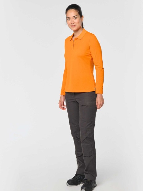 Polos à personnaliser WK. DESIGNED TO WORK Polo manches longues femme 