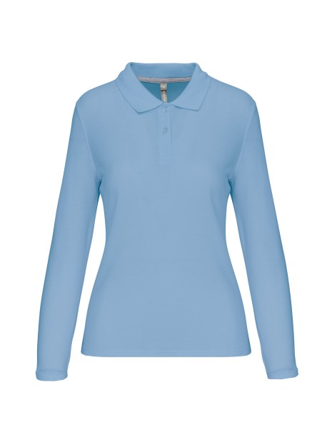 WK. DESIGNED TO WORK Polo manches longues femme /api/colors/549fa598-8d61-4fa2-82ad-90f4d2ec39ab personnalisable