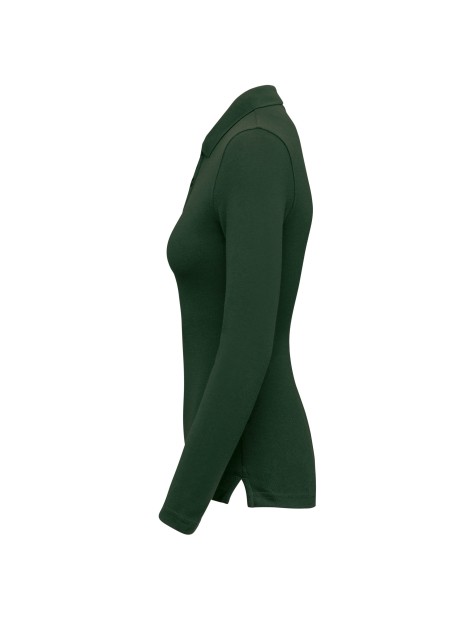 WK. DESIGNED TO WORK Polo manches longues femme /api/colors/04ff5422-733a-4283-80b4-be8cd0eba314 personnalisable
