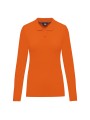 WK. DESIGNED TO WORK Polo manches longues femme /api/colors/d51260d5-b263-4200-988d-ee19f414959e personnalisable