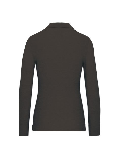 WK. DESIGNED TO WORK Polo manches longues femme /api/colors/3664e9be-231a-44a8-bacd-707b001b474c personnalisable