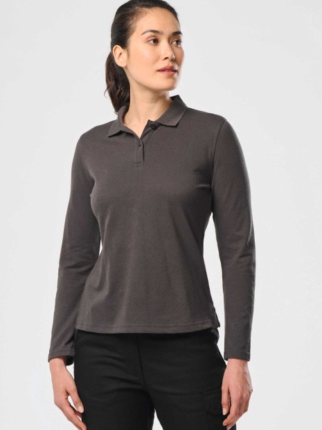Polos à personnaliser WK. DESIGNED TO WORK Polo manches longues femme 