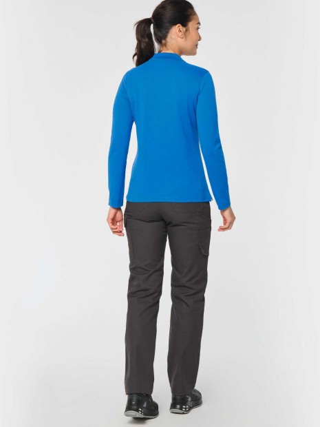Polos à personnaliser WK. DESIGNED TO WORK Polo manches longues femme 