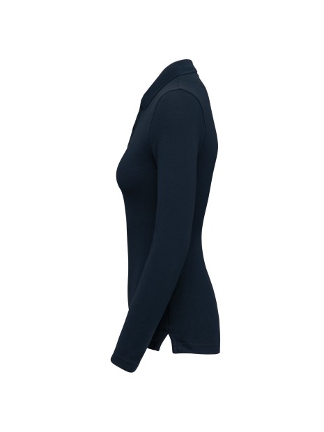 WK. DESIGNED TO WORK Polo manches longues femme /api/colors/b68891a9-1d28-4f7a-8deb-775c45027afd personnalisable