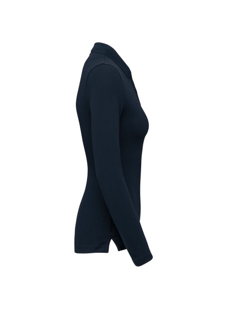 WK. DESIGNED TO WORK Polo manches longues femme /api/colors/b68891a9-1d28-4f7a-8deb-775c45027afd personnalisable