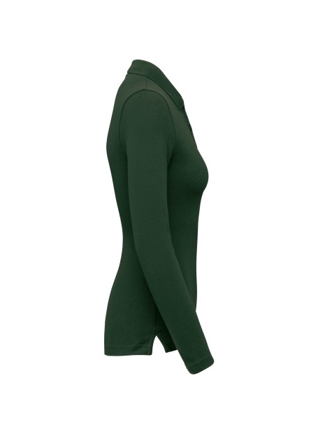 WK. DESIGNED TO WORK Polo manches longues femme /api/colors/04ff5422-733a-4283-80b4-be8cd0eba314 personnalisable