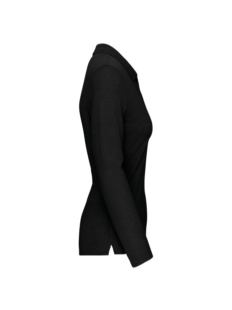 WK. DESIGNED TO WORK Polo manches longues femme /api/colors/b9fdad4a-5e94-45cb-8c03-c08b349b28c3 personnalisable