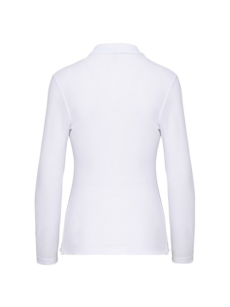 WK. DESIGNED TO WORK Polo manches longues femme /api/colors/7a92cd2d-10d2-40b4-928b-296bb7487506 personnalisable