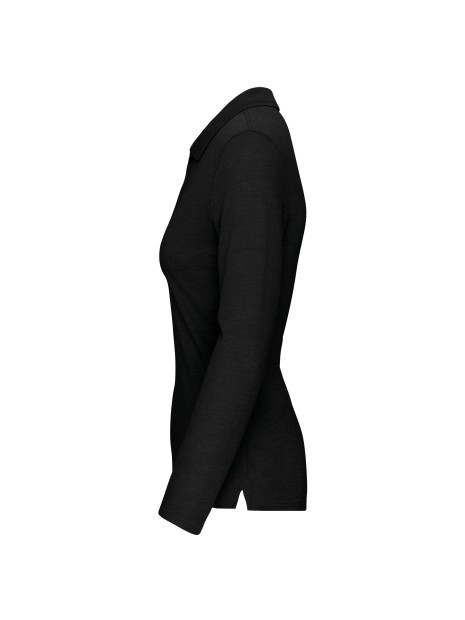 WK. DESIGNED TO WORK Polo manches longues femme /api/colors/b9fdad4a-5e94-45cb-8c03-c08b349b28c3 personnalisable