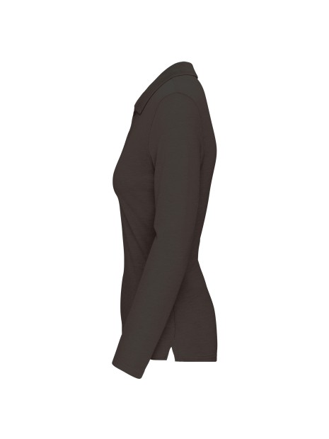 WK. DESIGNED TO WORK Polo manches longues femme /api/colors/3664e9be-231a-44a8-bacd-707b001b474c personnalisable