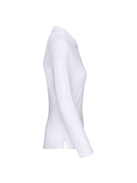 WK. DESIGNED TO WORK Polo manches longues femme /api/colors/7a92cd2d-10d2-40b4-928b-296bb7487506 personnalisable