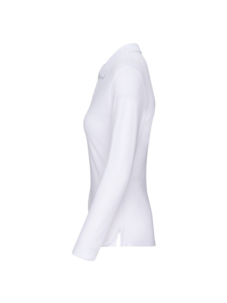 WK. DESIGNED TO WORK Polo manches longues femme /api/colors/7a92cd2d-10d2-40b4-928b-296bb7487506 personnalisable
