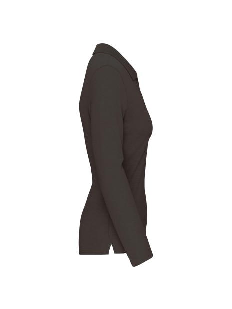 WK. DESIGNED TO WORK Polo manches longues femme /api/colors/3664e9be-231a-44a8-bacd-707b001b474c personnalisable