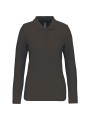 WK. DESIGNED TO WORK Polo manches longues femme /api/colors/3664e9be-231a-44a8-bacd-707b001b474c personnalisable