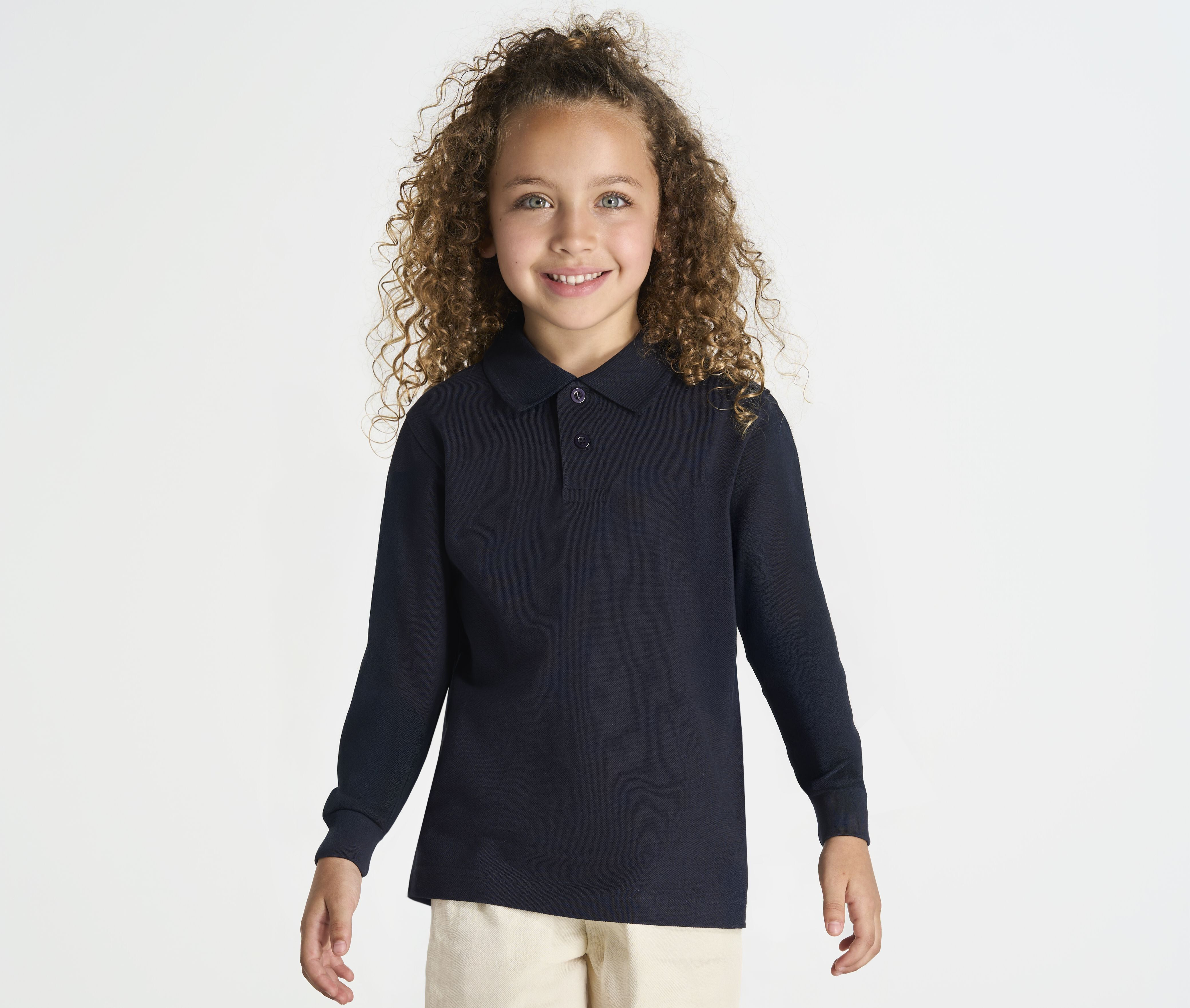 Polos personnalisable JHK KID LS UNISEX POLO