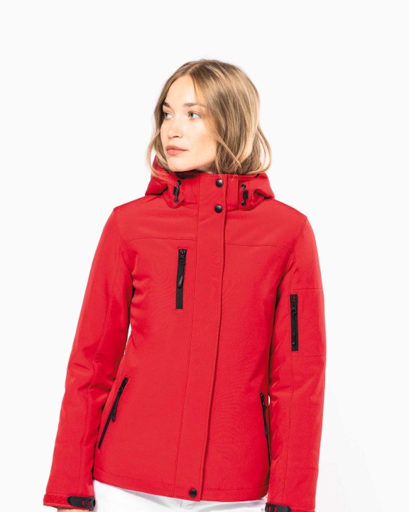 Softshells personnalisable KARIBAN Parka softshell doublée capuche femme