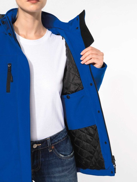 Softshells à personnaliser KARIBAN Parka softshell doublée capuche femme 