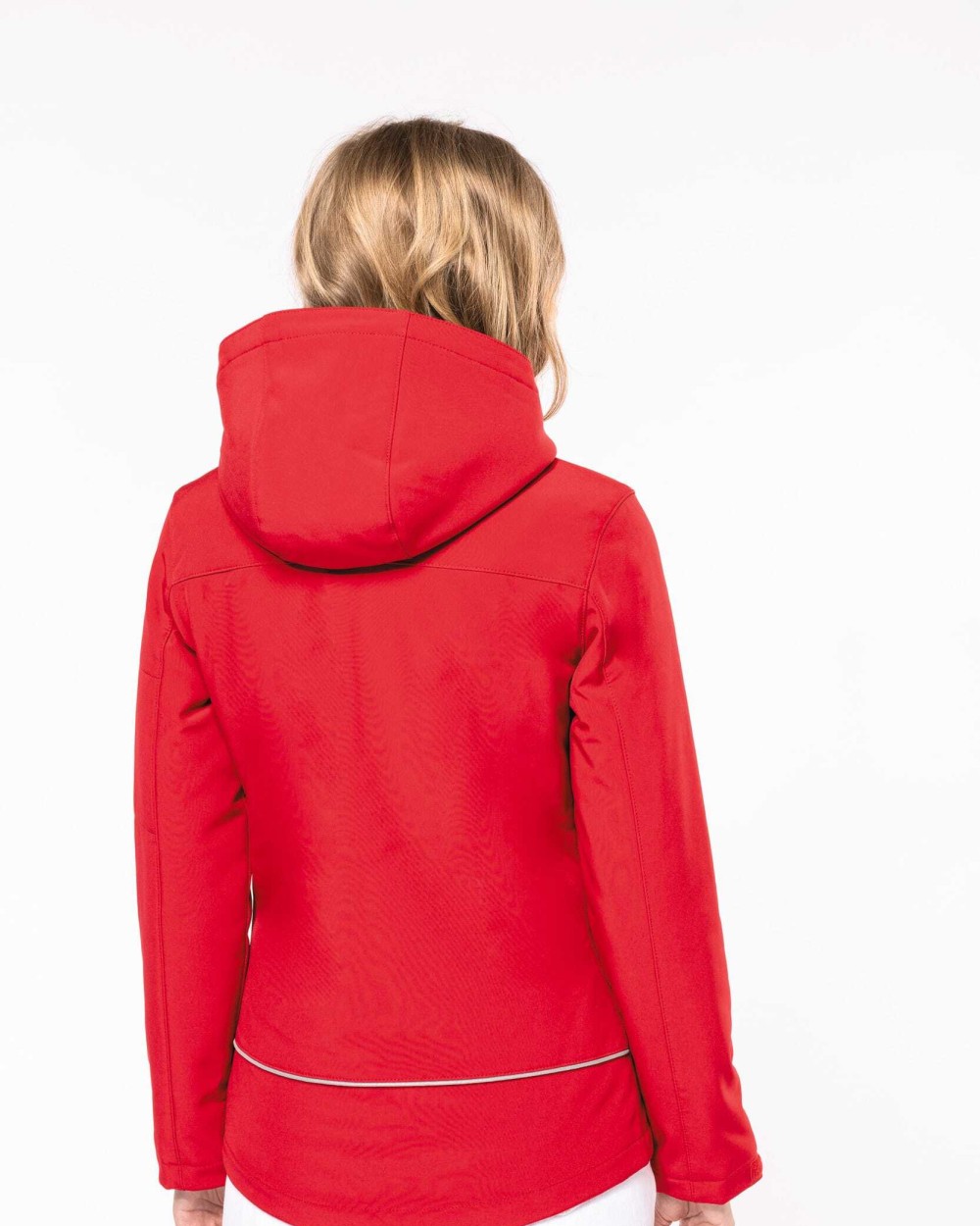 KARIBAN Damenparka Softshell wattiert mit Kapuze Softshells personalisierbar