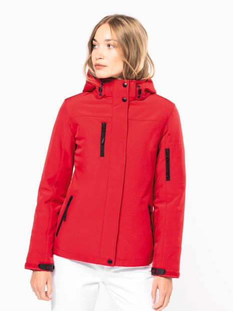 Softshells à personnaliser KARIBAN Parka softshell doublée capuche femme 
