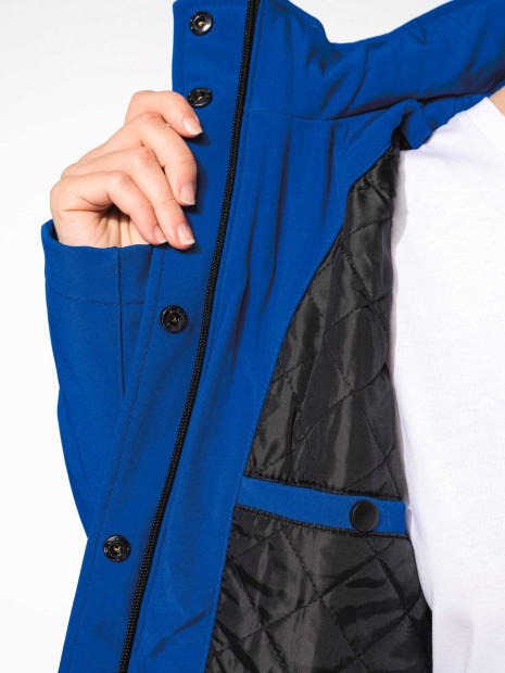Softshells à personnaliser KARIBAN Parka softshell doublée capuche femme 
