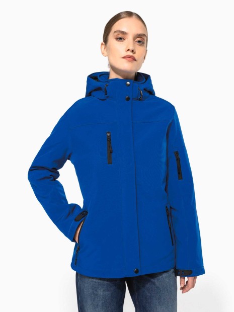 Softshells à personnaliser KARIBAN Parka softshell doublée capuche femme 