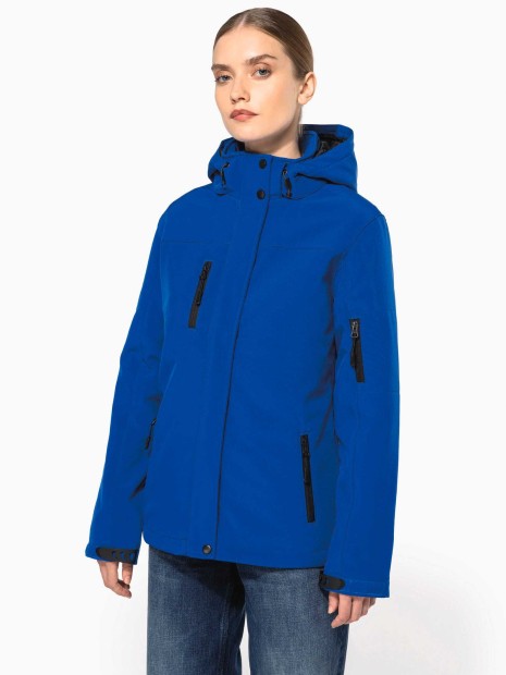 Softshells à personnaliser KARIBAN Parka softshell doublée capuche femme 