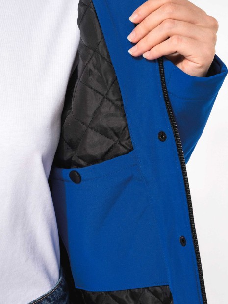 Softshells à personnaliser KARIBAN Parka softshell doublée capuche femme 