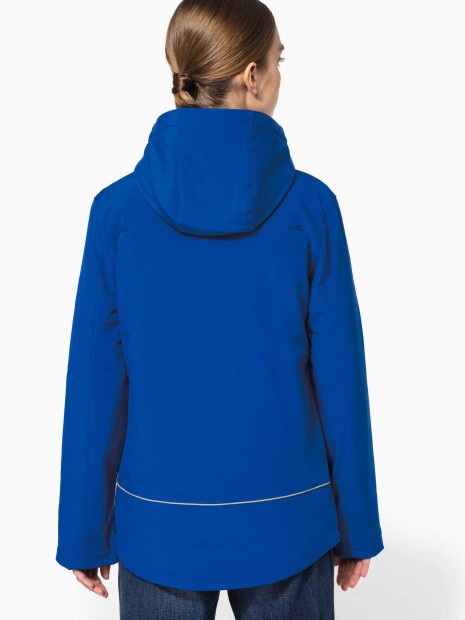Softshells à personnaliser KARIBAN Parka softshell doublée capuche femme 