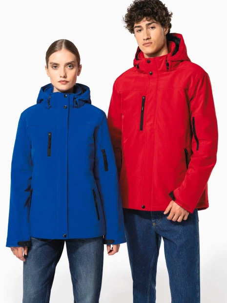 Softshells à personnaliser KARIBAN Parka softshell doublée capuche femme 