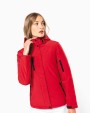 KARIBAN Damenparka Softshell wattiert mit Kapuze Softshells personalisierbar