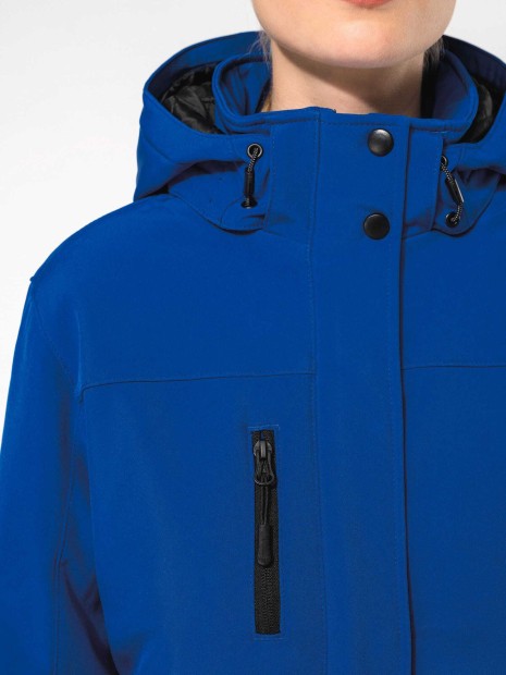 Softshells à personnaliser KARIBAN Parka softshell doublée capuche femme 