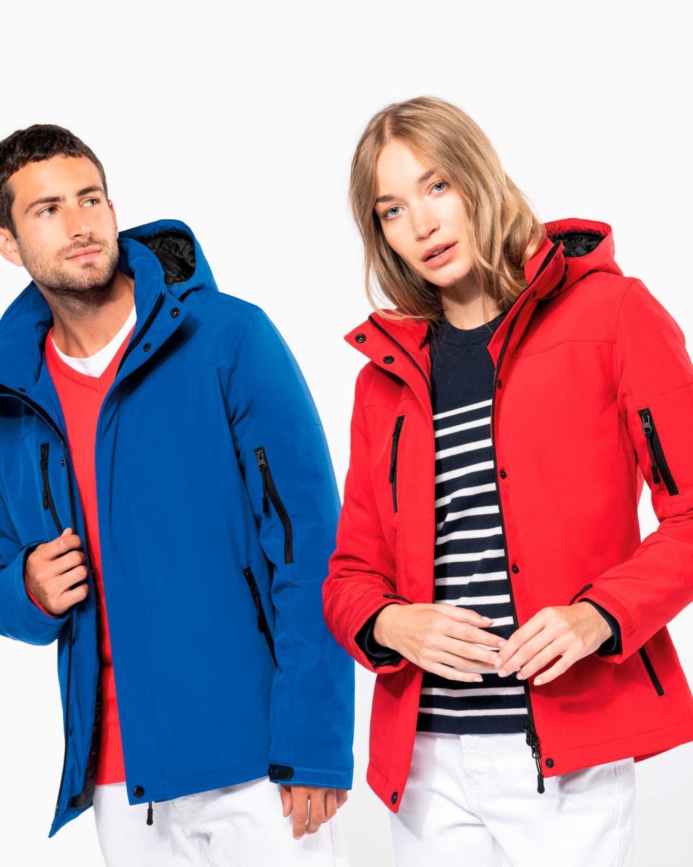 Softshells personnalisable KARIBAN Parka softshell doublée capuche femme