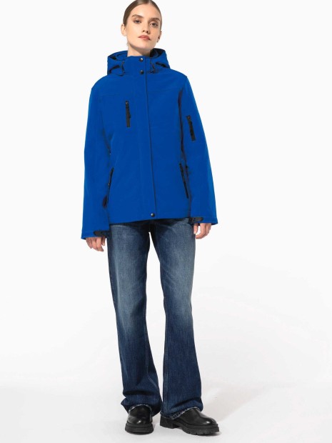 Softshells à personnaliser KARIBAN Parka softshell doublée capuche femme 