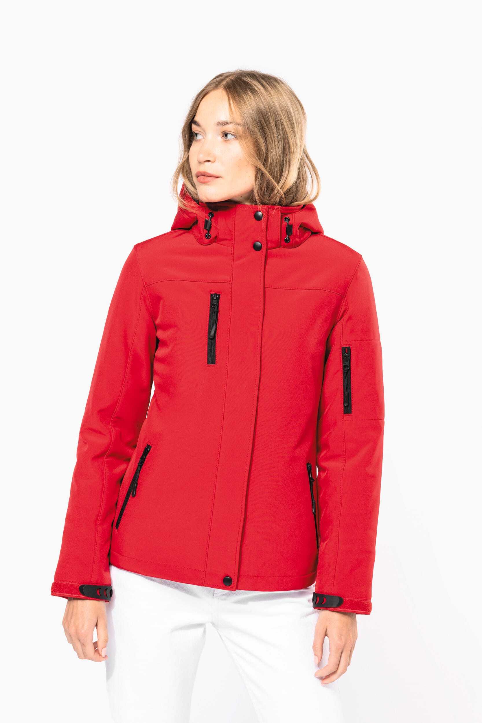 Softshells personnalisable KARIBAN Parka softshell doublée capuche femme