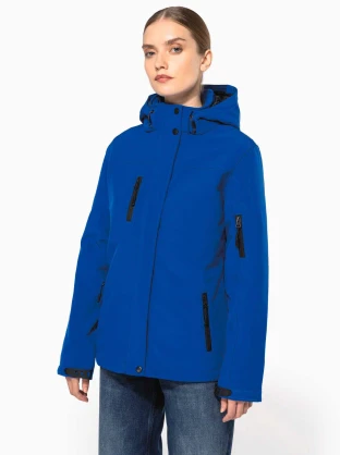 Parka softshell doublée capuche femme