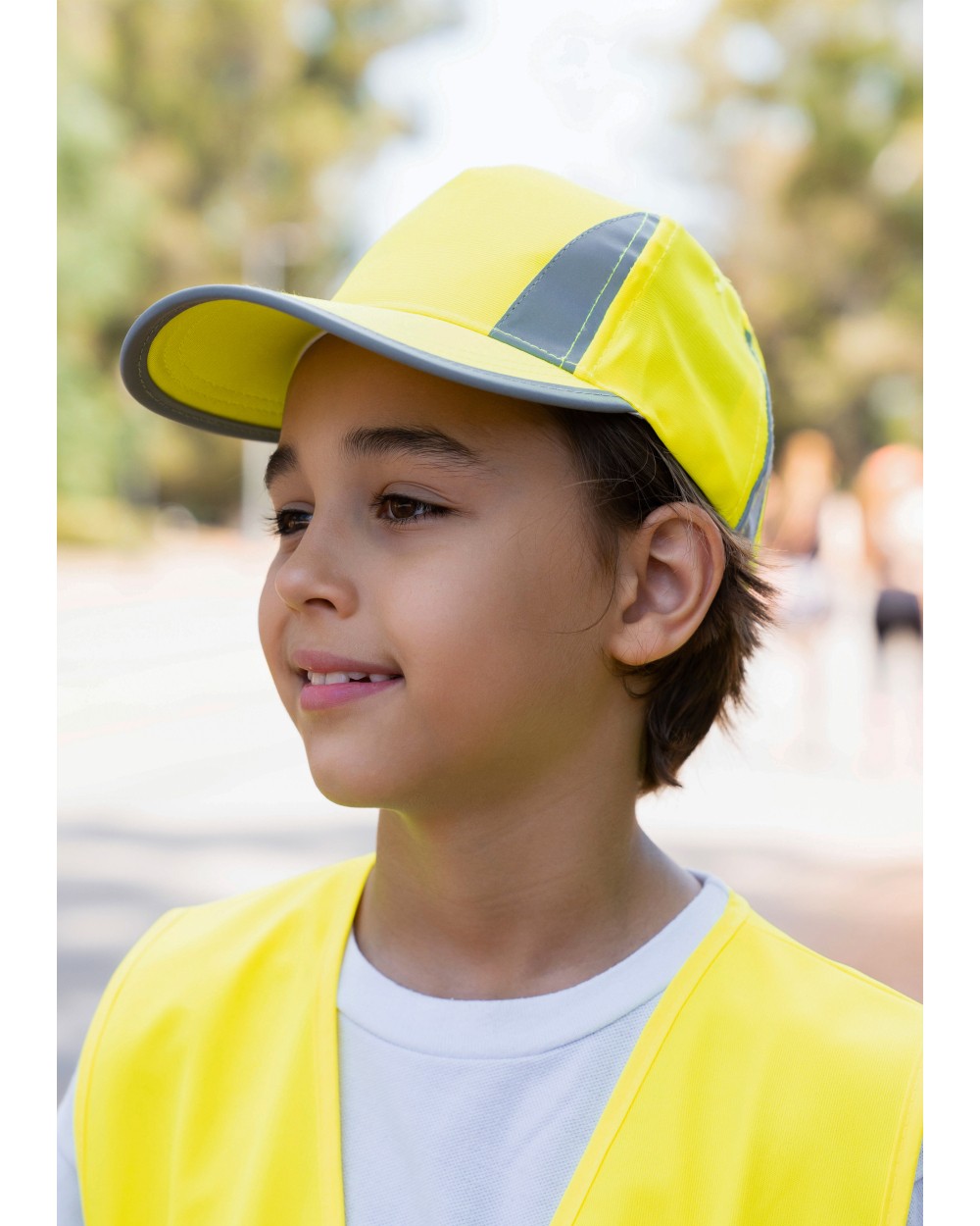 Petjes KORNTEX Premium High Visibility Cap for Kids voor bedrukking &amp; borduring